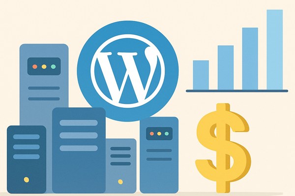 How much does it cost to host your Wordpress blog on different hosts?