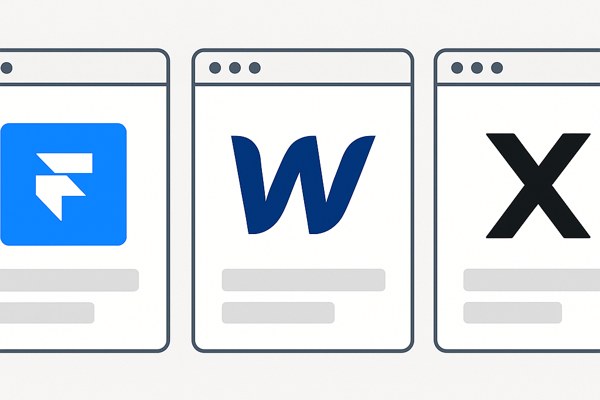 Framer vs Webflow vs Editor X - Advanced No-Code Builders Compared